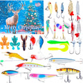 Fishing lure bait blind box set with 24 pieces and gift box for outdoor anglers