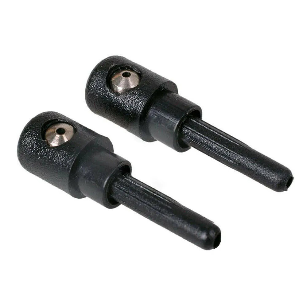Black plastic rear windscreen washer jet nozzle for Volkswagen Audi Skoda cars