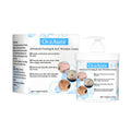 100g container of body moisturiser cream with glycerin and hyaluronic acid formula