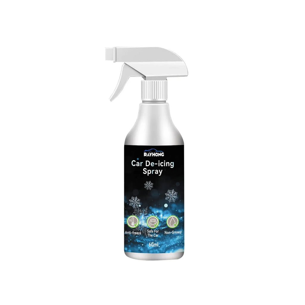 60ml car window de-icing spray bottle for winter windscreen ice removal
