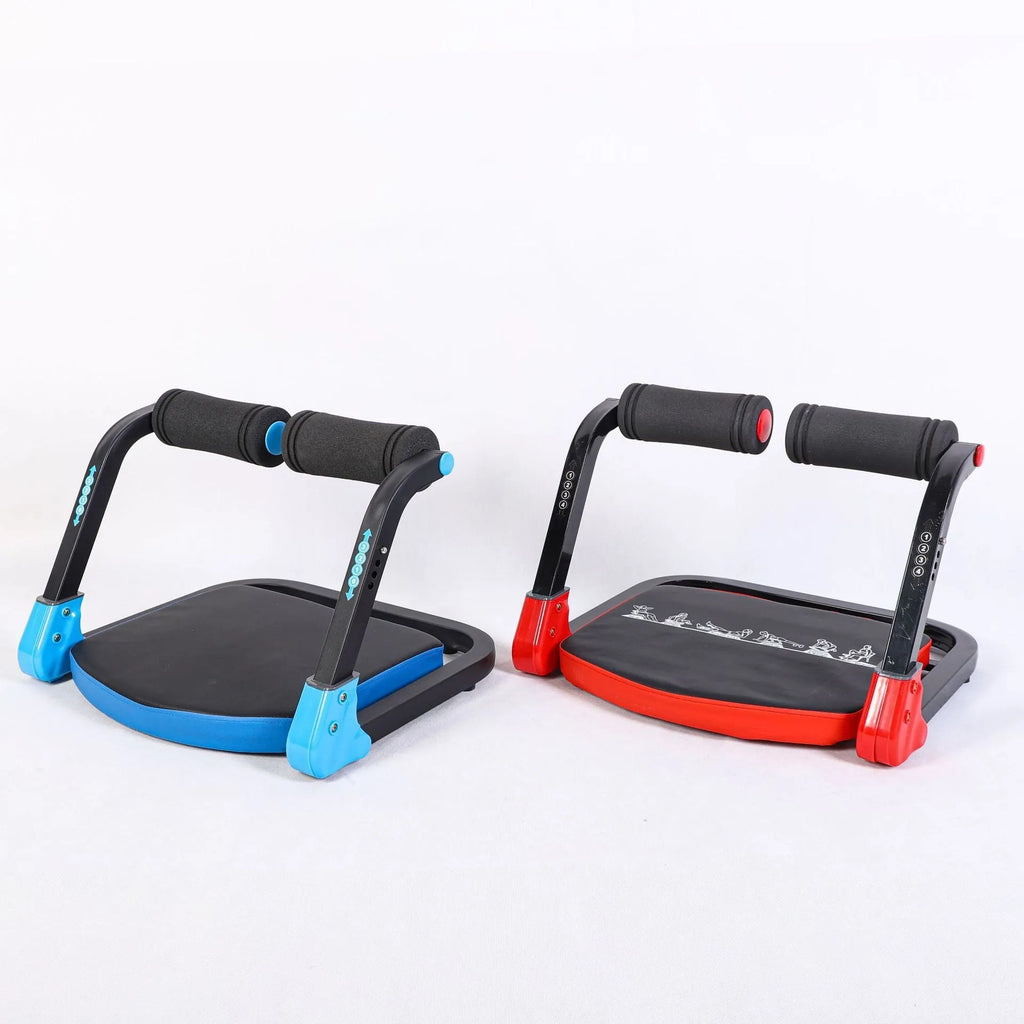 Mini abdominal fitness device in sky blue colour for home, office and outdoor use