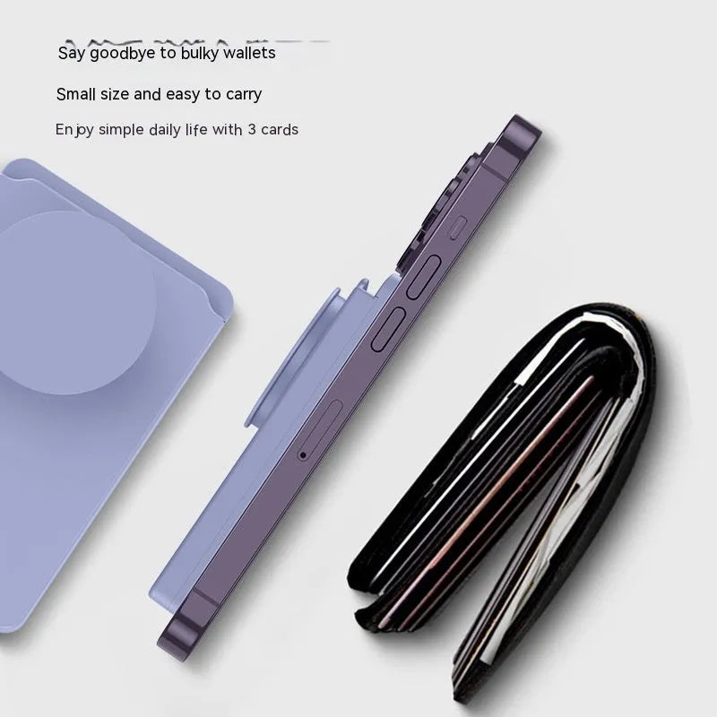 Minimalist magnetic phone airbag holder for Apple iPhone in five colour options