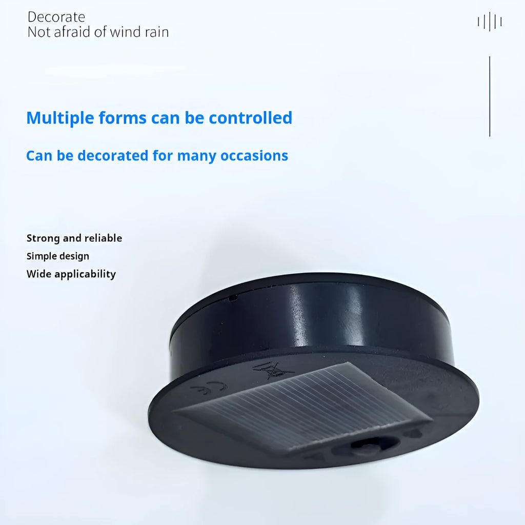 Oval solar LED battery box accessory, 2cm by 7cm, 1.2V 0.02W, IP44, for garden solar lights