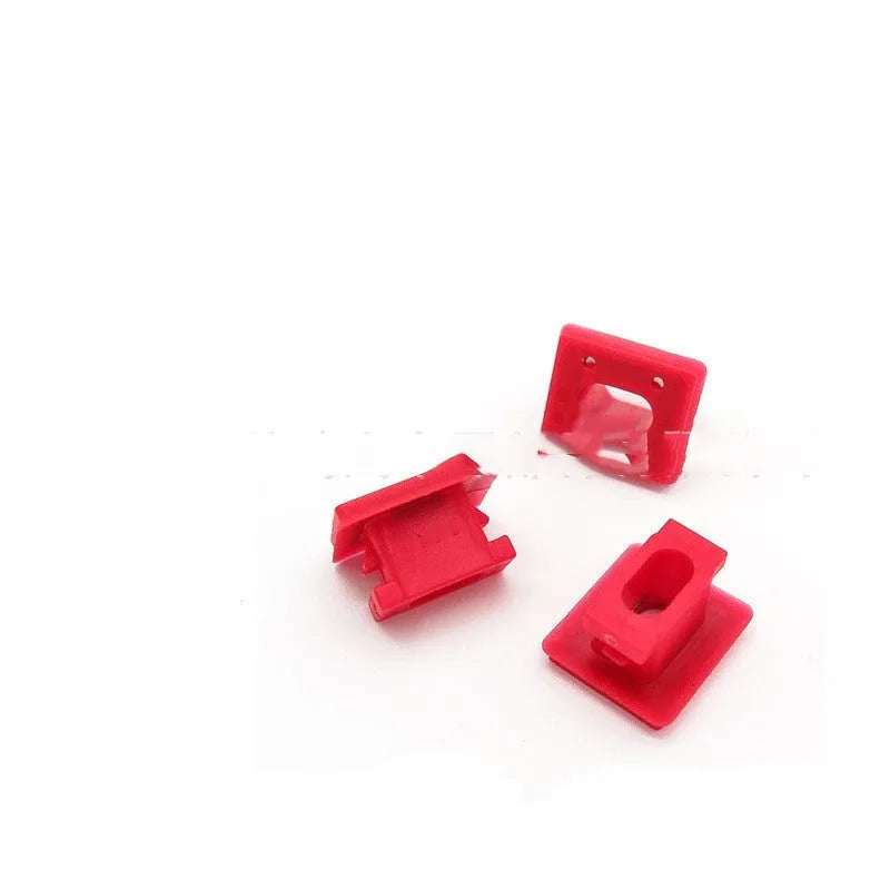 Plastic interior trim panel snap clips for BMW door panels, shown in a set.