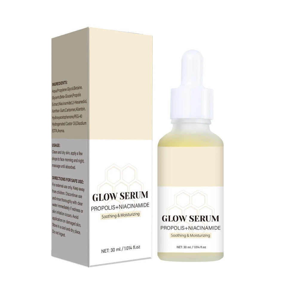 30ml propolis nicotinamide radiant serum in portable bottle for face brightening