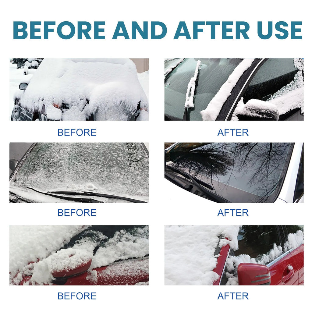 150ml car windscreen anti-icing agent bottle for winter snow and ice removal