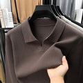 Men's loose pullover sweater in green colour showing casual autumn styling