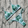 Women's two piece push up padded bikini set in micro cut, sizes S M L XL