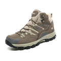 Hiking sneakers with front lace-up closure and natural rubber sole in multiple colour options
