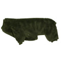 Sausage dog autumn winter warm thick bottom four legged coat in pink, fluorescent green, military green or light yellow, sizes S to 3XL