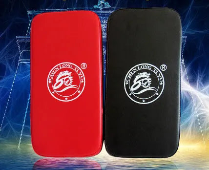Square red Taekwondo foot target pad for martial arts training measuring 40x20x10cm