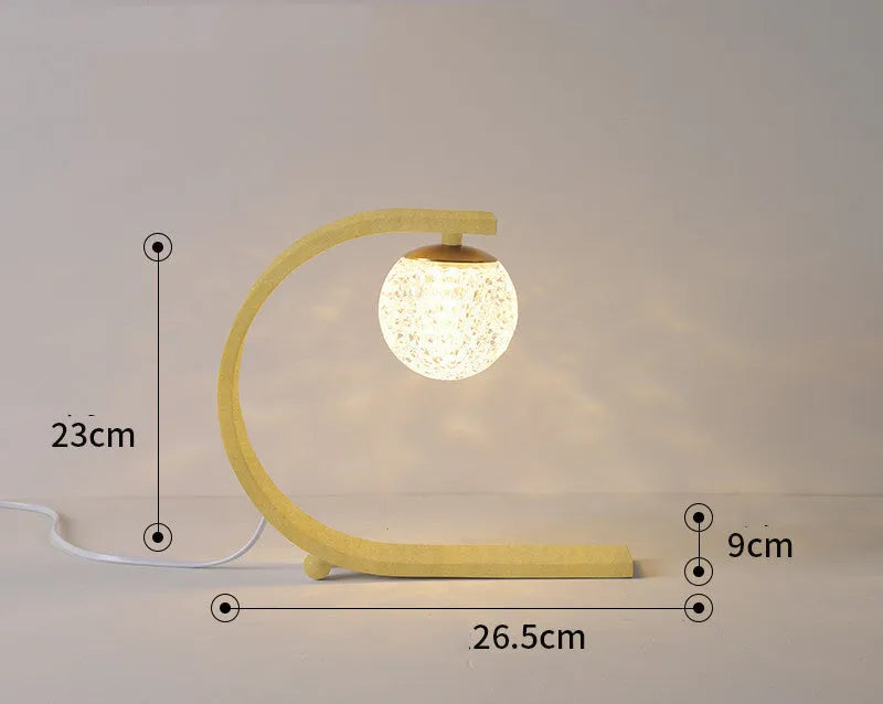 Net red modern minimalist starry LED desk lamp black iron acrylic 5W UK plug