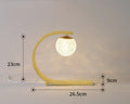 Net red modern minimalist starry LED desk lamp black iron acrylic 5W UK plug