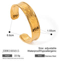 Stainless steel wings design ring with adjustable opening in electroplated colour options