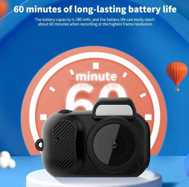 Black Y3000 HD outdoor sports camera with 0.96-inch display screen, shown next to a high-speed TF memory card.