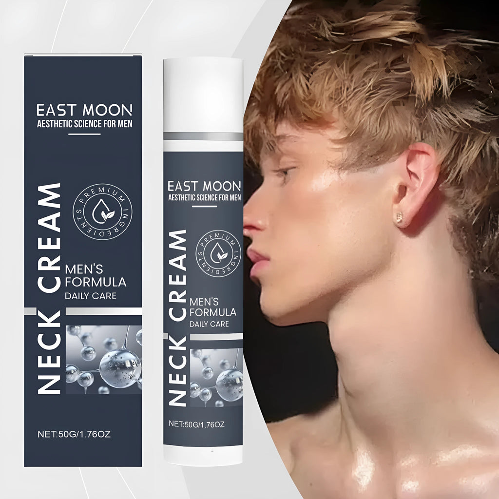 50g pot of men's neck cream with collagen and retinol formula