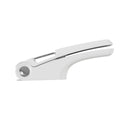 Manual garlic press in white, green, or orange with ABS and stainless steel construction