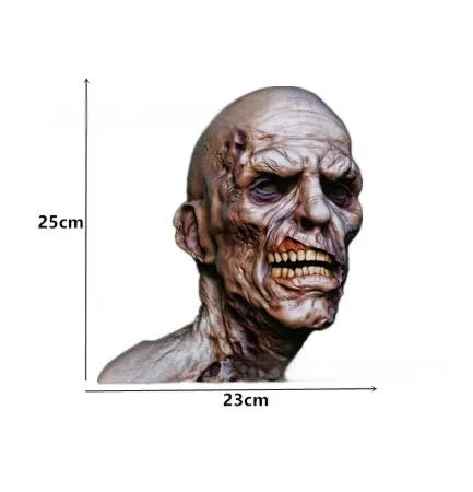 3D zombie horror car window sticker set, Pet material, 25x23 cm, left and right pair pack