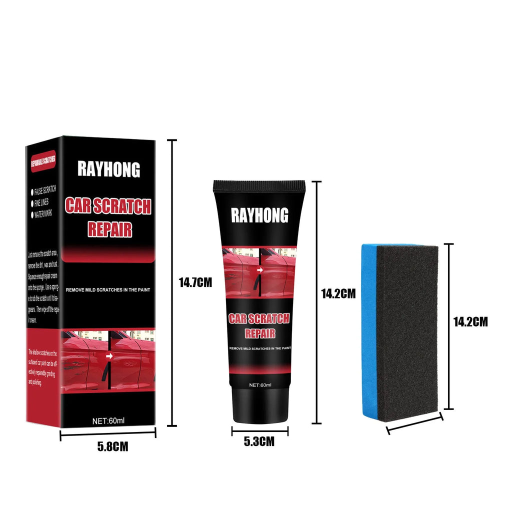 60ml car scratch repair wax kit with applicator for automotive paint surface maintenance