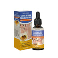 50ml bottle of nail care solution with bee venom and peppermint oil for nail fungus treatment