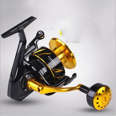 Metal boat spinning fishing reel CW5000 high speed ratio option for saltwater trolling