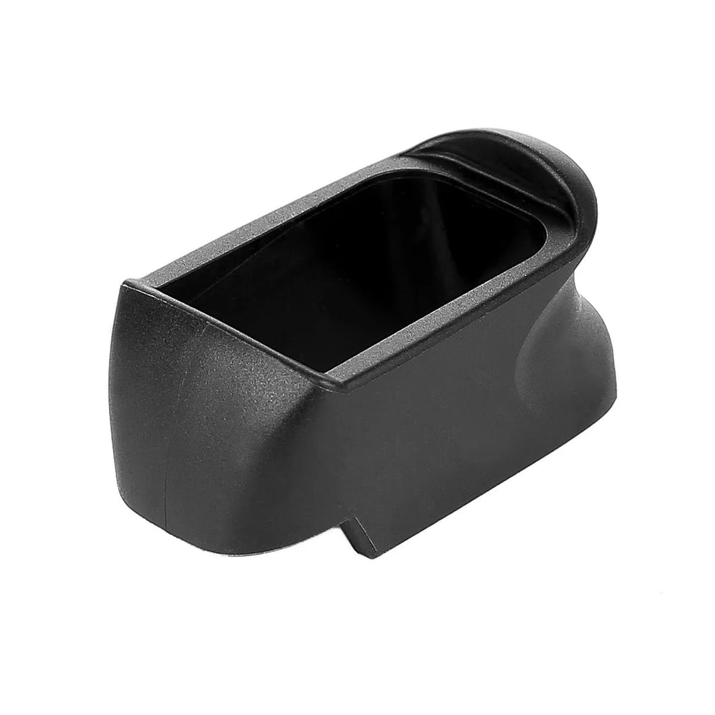 Black nylon X-Grip adapter for G19 magazine in G26 pistol