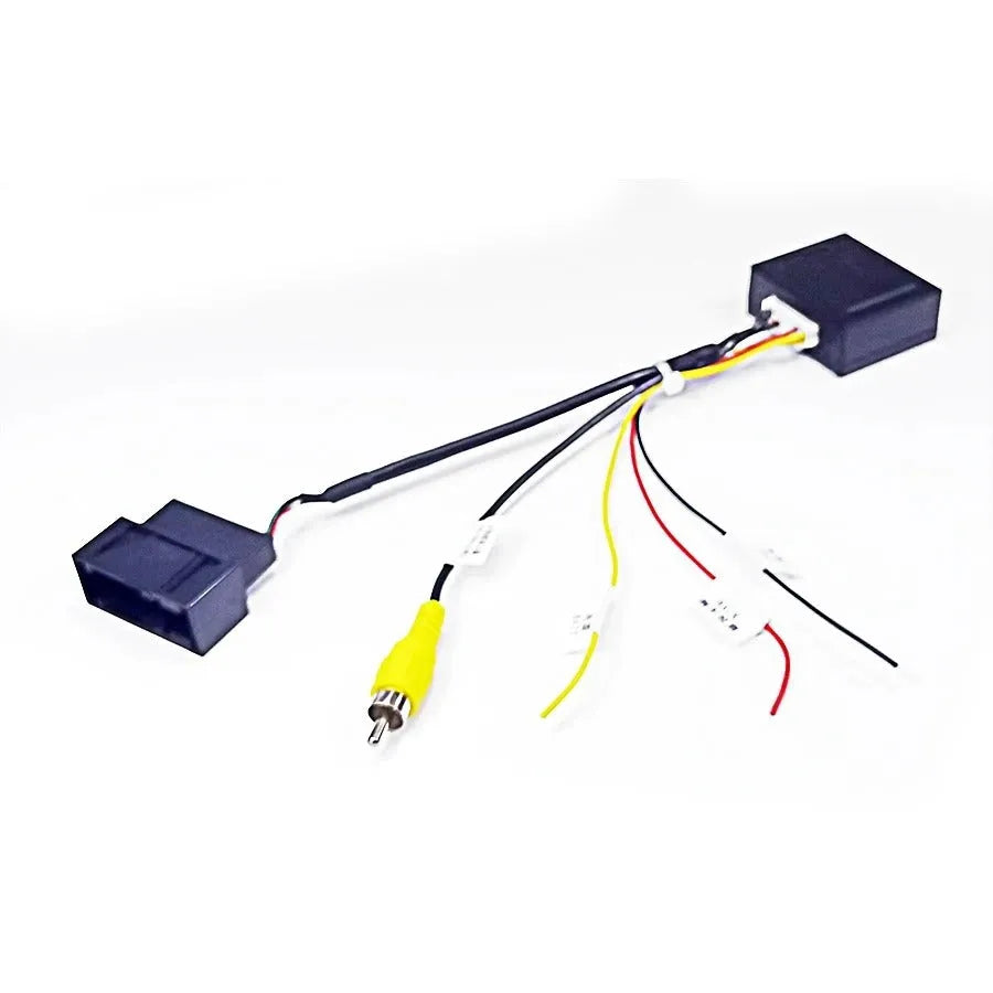 Black car camera conversion box for MIB host Volkswagen and Skoda vehicles