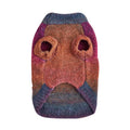 Dopamine pet sweater with rainbow circle design in wool acrylic blend for dogs and cats