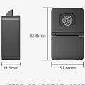 F079 removable card invisible drawer lock with no-punch installation for furniture