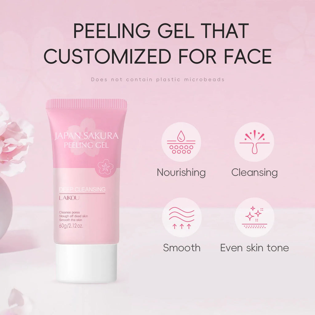 Women's facial pore cleansing scrub 60g exfoliating cream for universal skin type
