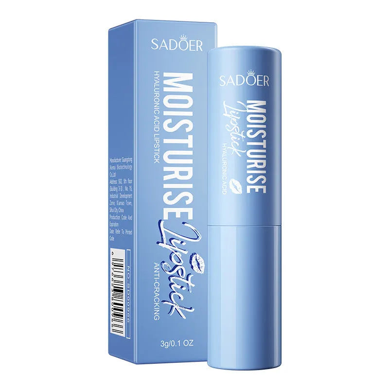 Anti-chapped lip moisturising lipstick bullet in standard format with multiple formula variant labels.