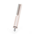 Stainless steel dog dematting comb with comfortable handle, 18.8cm length, pink colour option