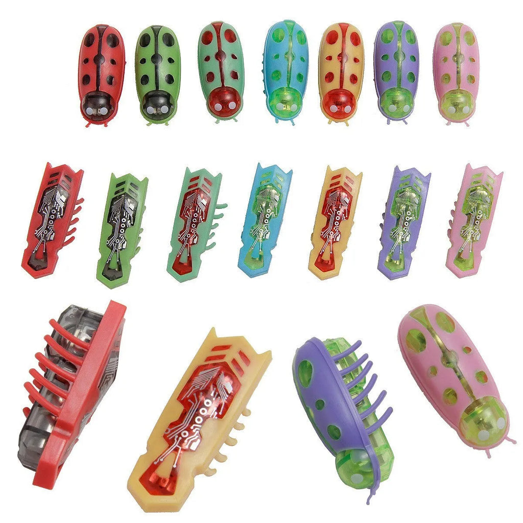 Electric toothbrush worm cat teaser toy in ladybug red and black colour with 4.5cm dimensions