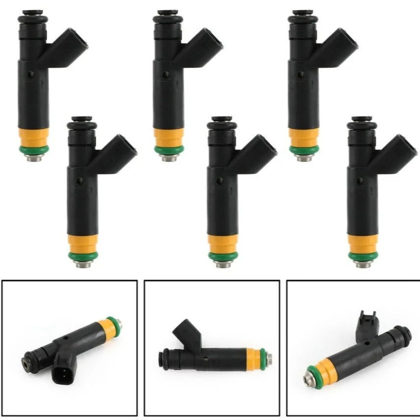 Black fuel injector for Ford F150 compatible with YR3E-A4A CM4881 CM4955