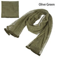 Breathable camouflage polyester outdoor scarf in British Camouflage pattern, average size unisex