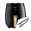 Smart touch air fryer with stainless steel body and touch control panel, 1400W, 305x305x345mm