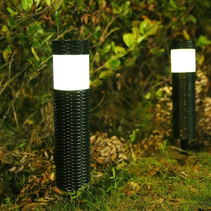 Outdoor waterproof garden light with abstract design for courtyard and villa use