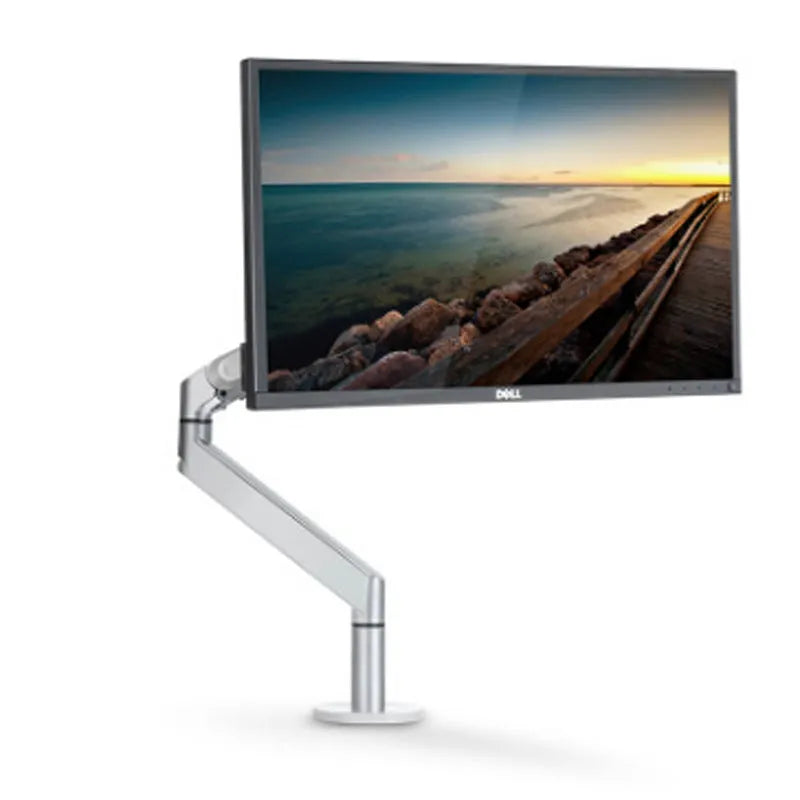 Aluminium air pressure hover bracket laptop stand in black or silver colour