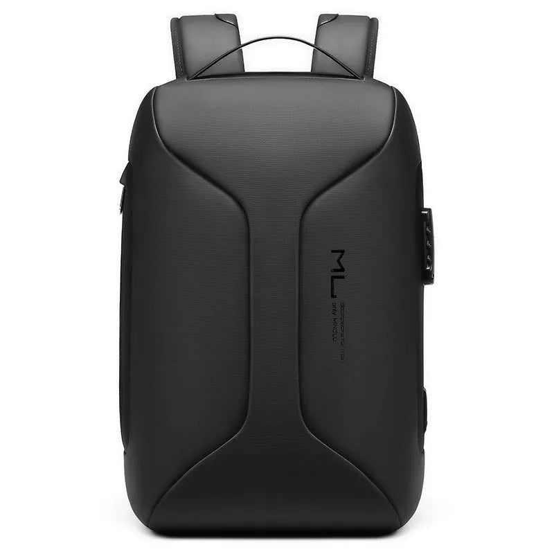 Men's business backpack in waterproof oxford cloth with anti-theft features and large capacity