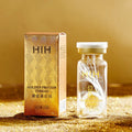 Gold protein peptide kit with 5 x 15ml essence bottles and 20 sticks in two containers