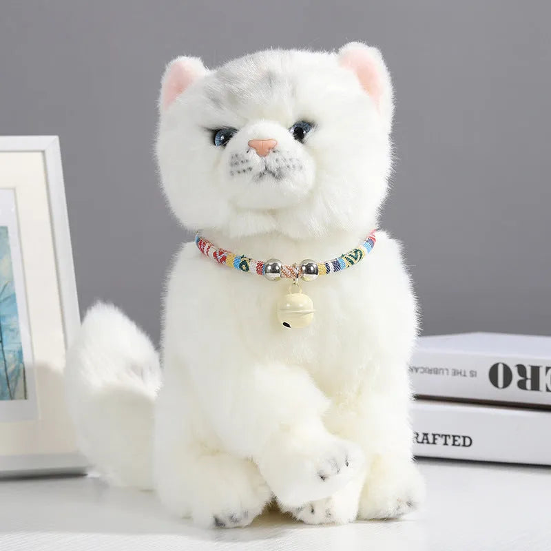 Coloured adjustable pet collar with a metal bell and buckle in ethnic style for dogs and cats.