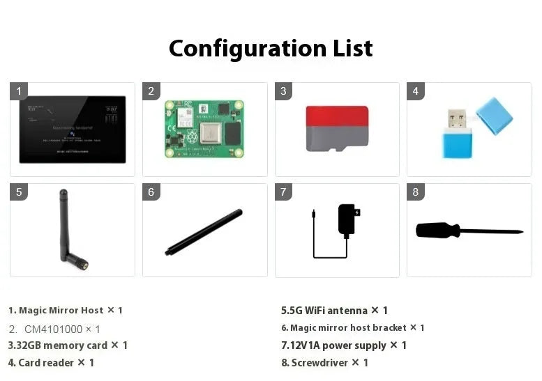 13.3-inch integrated computer voice assistant touch display screen with ABS housing.