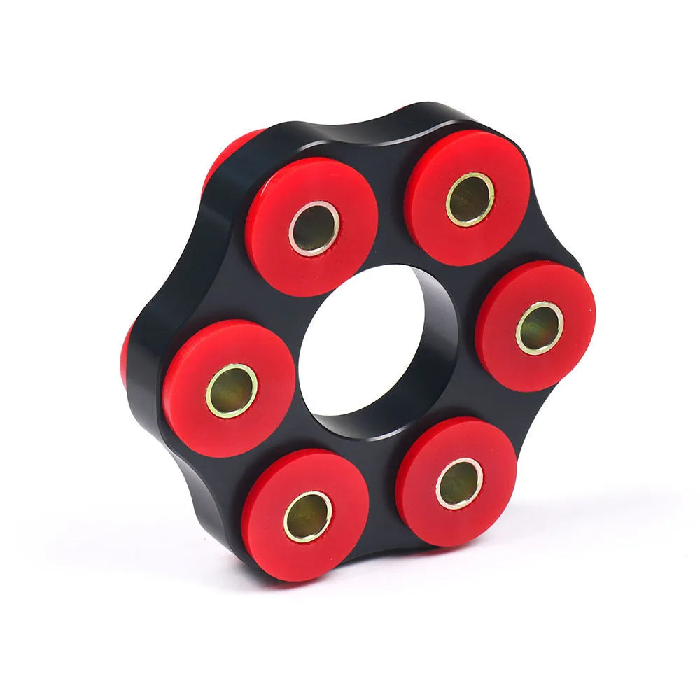 Red polyurethane aluminium drive shaft connecting bracket for BMW E46 E36 E30 vehicles