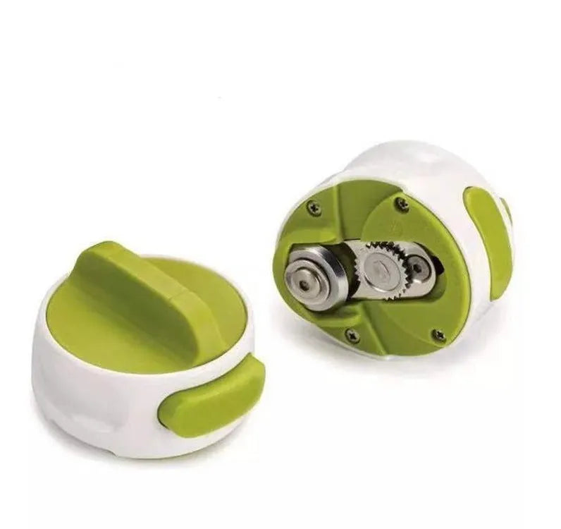 Green stainless steel screw bottle opener with labour-saving mechanism for kitchen use