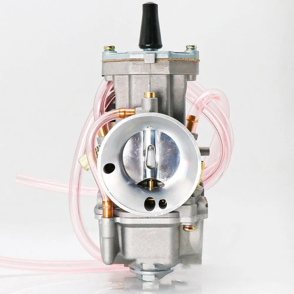 PWK sandblasting motorcycle carburetor kit with seven size options from 21mm to 34mm bore.