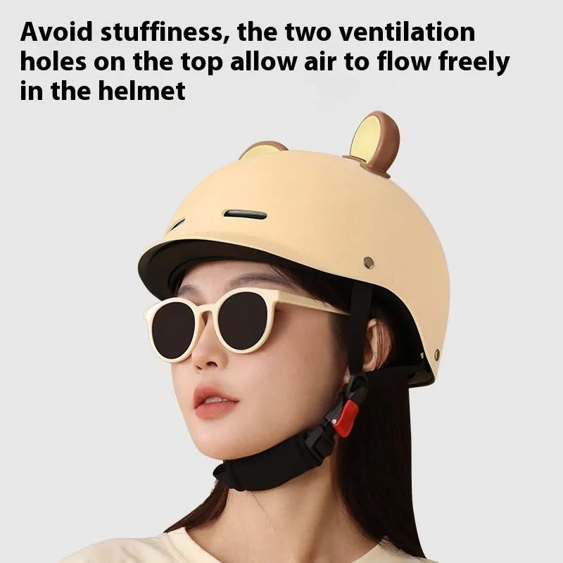 3C certified electric bicycle helmet in ABS material shown in multiple colour options