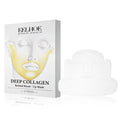 Four collagen tightening facial masks each measuring 23.5cm by 16.8cm for skincare