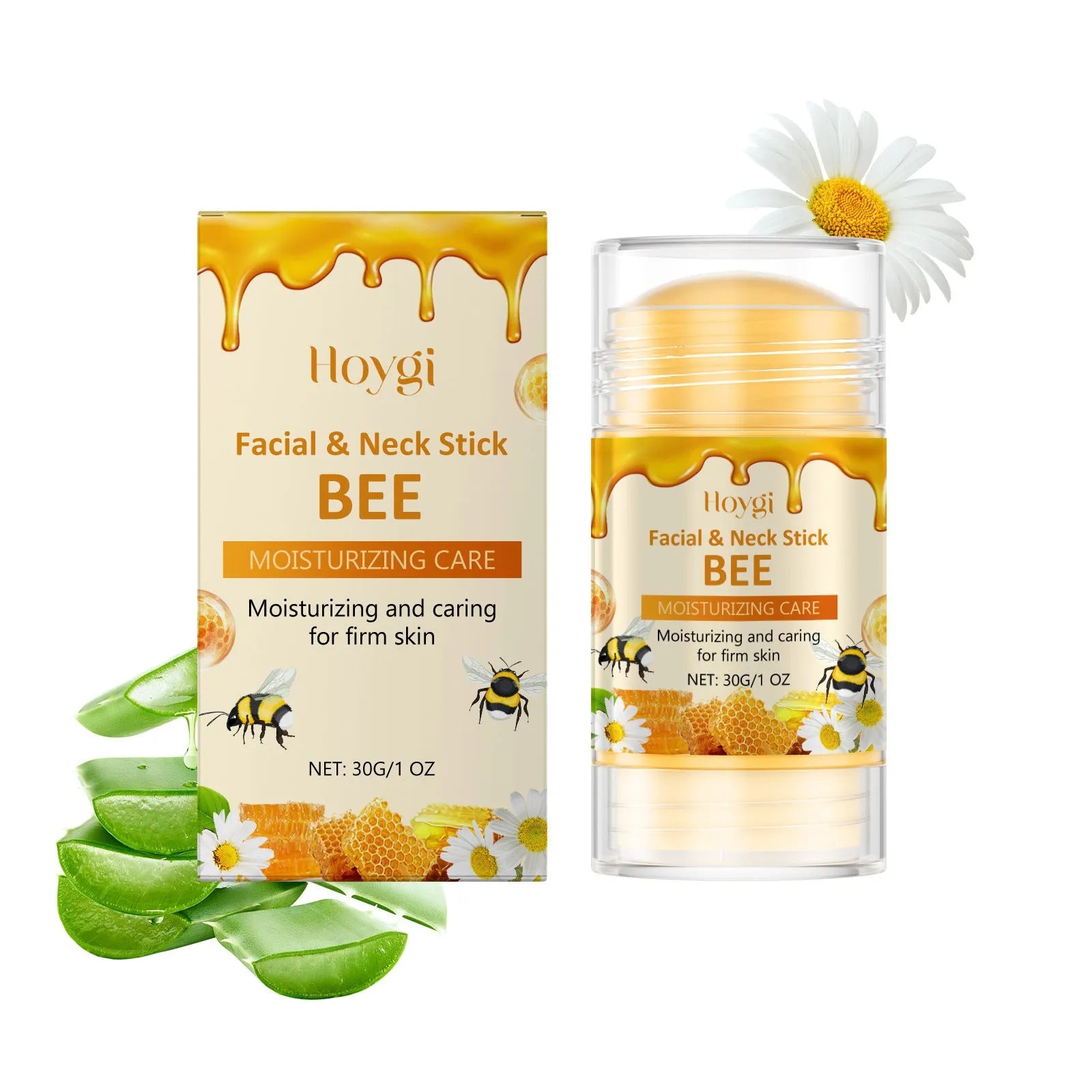 30g moisturising facial essence stick with botanical extracts and bee venom