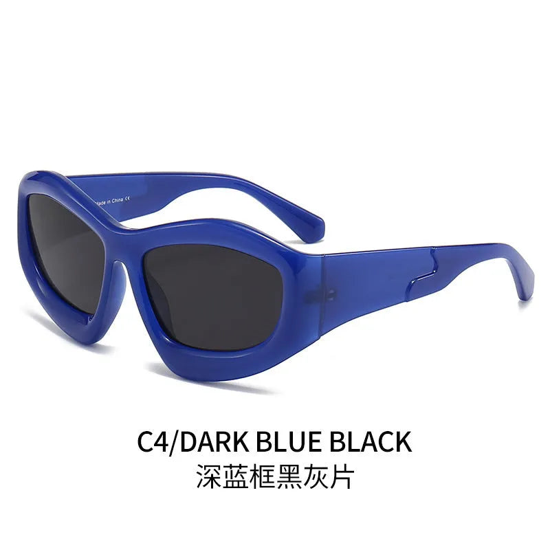 Concave shape sunglasses for men and women with bubble element design
