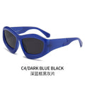 Concave shape sunglasses for men and women with bubble element design